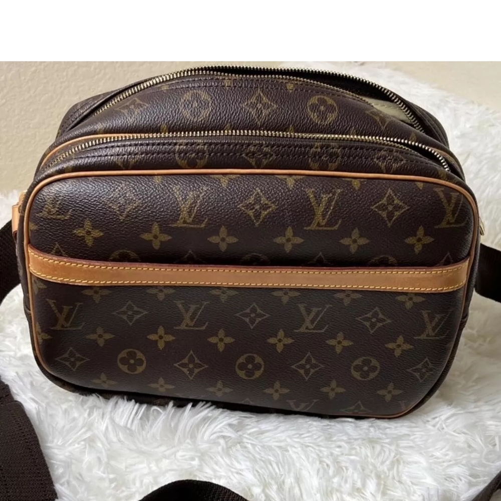 Louis Vuitton Brown Monogram Reporter PM